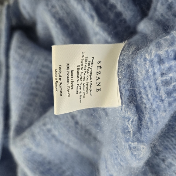 Sezane Amance Cardigan Light Blue - Size S - Picture 8 of 13